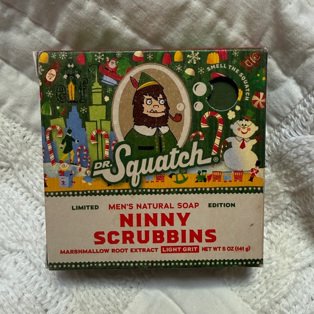 Dr. Squatch Ninny Scrubbins Men's Natural Soap - Limited Edition
